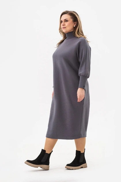 Сукня BRENDA графіт S/M (3042492) - Фото 4 Сукня BRENDA графіт S/M (3042492) - изображение 4
