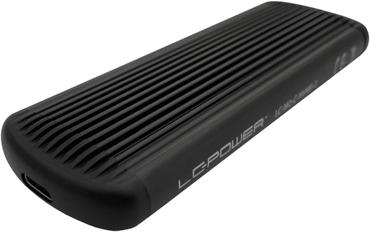 Зовнішня кишеня LC-Power LC-M2-C-NVME-2 M.2 NVMe SSD USB 3.2 Gen 2x1 Type-C Black - зображення 3
