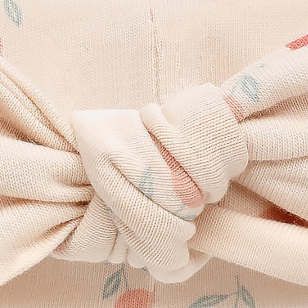 Дитяча пов'язка на голову для дівчинки Pinokio Summer Garden Headscarf 39-41 см Бежева (5901033301254) - зображення 2