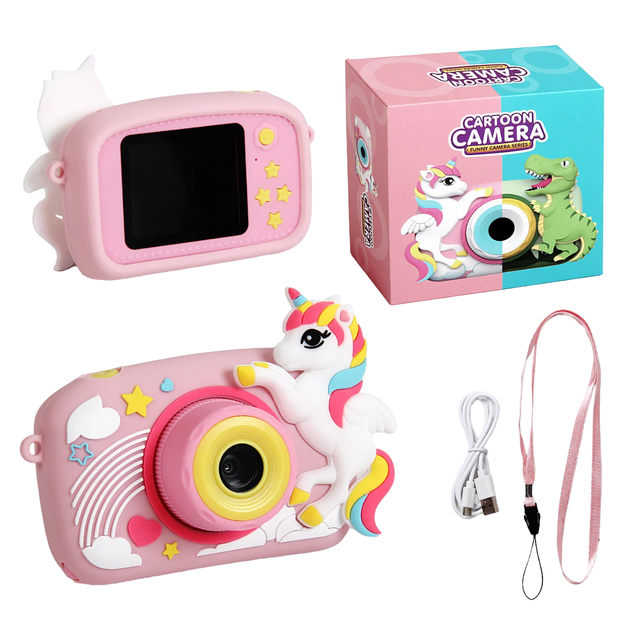 Фотоаппарат Sindeer Toys, видео, фото, игры, прослушивание музыки. Pink (156922) - изображение 2