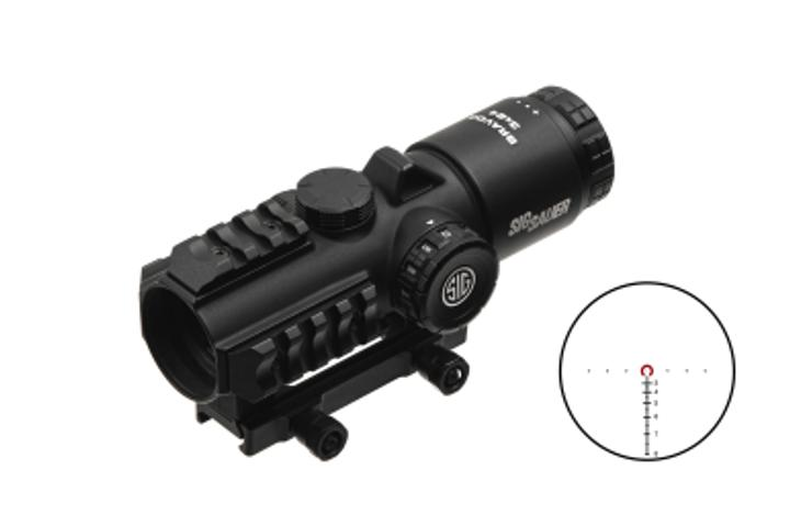 Оптический прицел Sig Optics BRAVO3 BATTLE SIGHT, 3X24MM HORSESHOE DOT ILLUM RETICLE - изображение 1