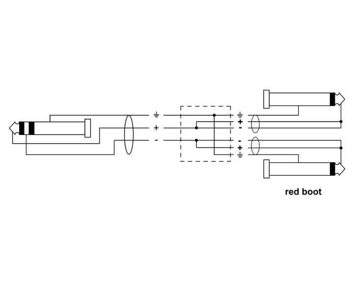 Коммутационный кабель Jack 6,3 stereo — 2x Jack 6,3 mono 1.5м Cordial EY 1,5 VPP - изображение 5