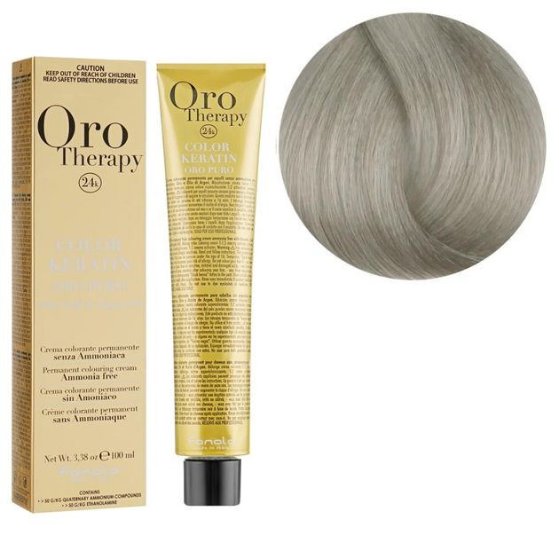 10.1 Extra Крем-фарба blond platinum Keratin Oro Puro Fanola 100 мл - Фото 1 10.1 Extra Крем-фарба blond platinum Keratin Oro Puro Fanola 100 мл - зображення 1