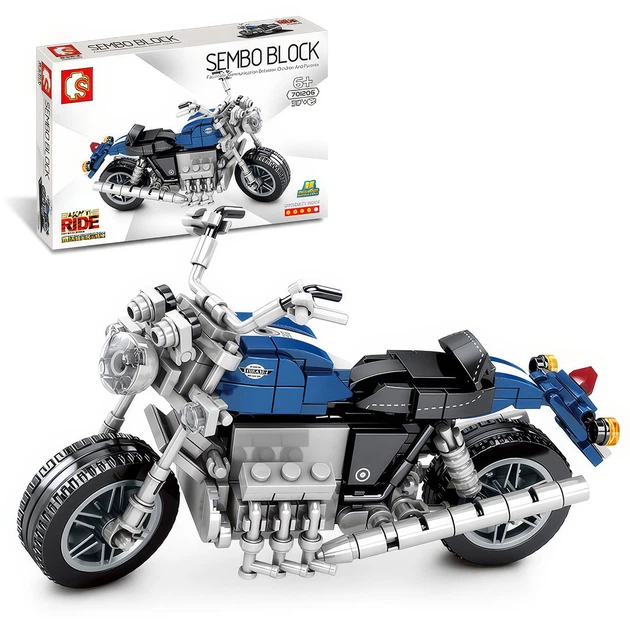 Конструктор Sembo Block мотоцикл Honda Valkyrie (317 деталей) - изображение 3