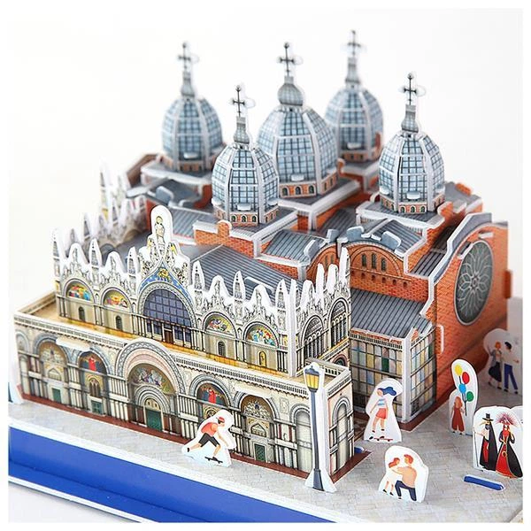 3D пазл объемный Cubic Fun City Line Венеция 126 элементов MC269h - изображение 3
