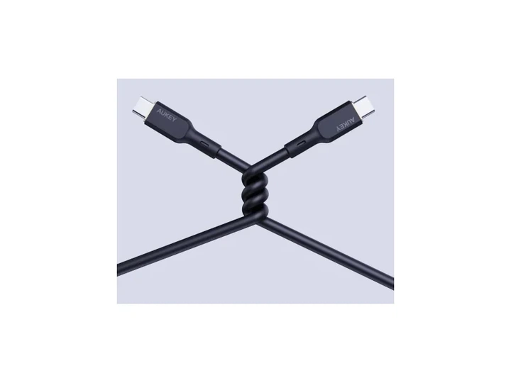 Кабель AUKEY Type-C/Type-C 100W 1.8m (CB-SCC102) чорний - изображение 7