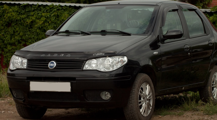 Дефлектор капота (мухобойка) Vip Tuning Fiat Albea 2007 FT01 - изображение 3