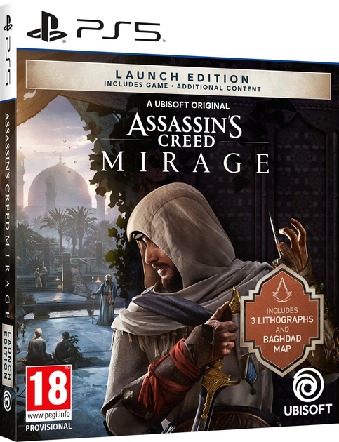 Игра PS5 Assassin's Creed Mirage Launch Edition Русские Субтитры, BD диск (3307216258186) - Фото 2 Игра PS5 Assassin's Creed Mirage Launch Edition Русские Субтитры, BD диск (3307216258186) - изображение 2