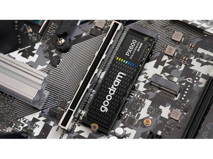 SSD накопичувач GOODRAM PX600 M.2 2280 PCIe 4.0 x4 NVMe 3D TLC (SSDPR-PX600-500-80) - изображение 3