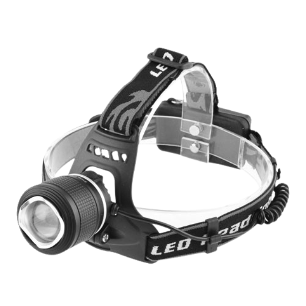 Аккумуляторный налобный фонарь Bailong 2199 T6 3 режима signal light шипы zoom ЗУ microUSB - изображение 2