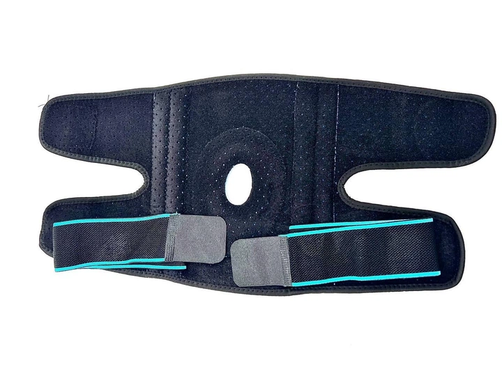 Бандаж на колено, наколенник с боковыми стабилизаторами MWKS 87170 KNEE SUPPORT, цвет черный - изображение 5