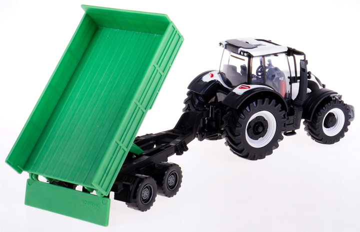 Трактор Bburago Valtra N174 з причепом (4893993316762) - зображення 3