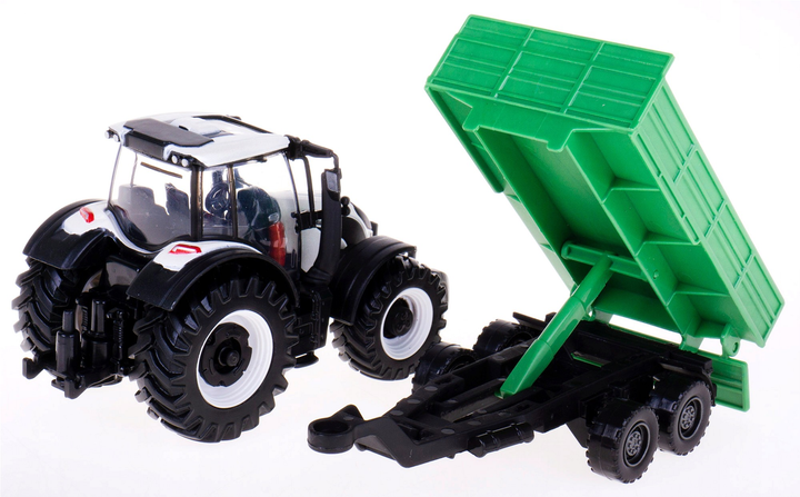 Трактор Bburago Valtra N174 з причепом (4893993316762) - зображення 4