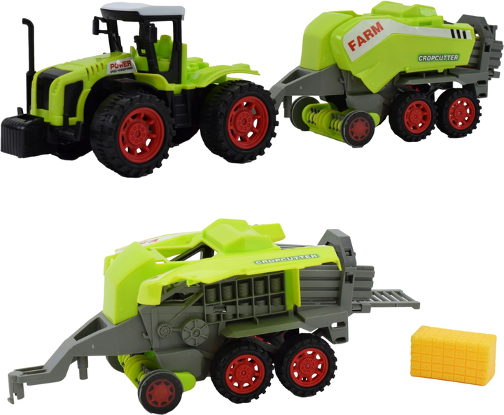 Traktor Toys Paweł Wojda Farma z kosiarką rotacyjną grabiami i cysterną (5903940018331) - obraz 5