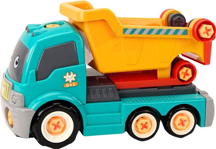 Вантажівка для складання LEAN Toys Бірюзова (5905991018858) - зображення 3