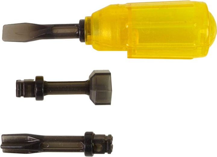 Ciężarówka do skręcania LEAN Toys z akcesoriami Żółta (5905679074633) - obraz 5