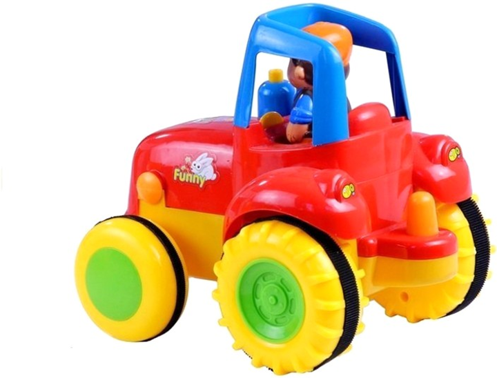 Трактор LEAN Toys з причепом та тваринами зі світлом та звуком (5905323211216) - зображення 4