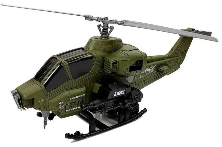 Ігровий військовий набір LEAN Toys Military Equipment 7877 Вертоліт + Шолом пілота з аксесуарами (5903802454680) - зображення 3