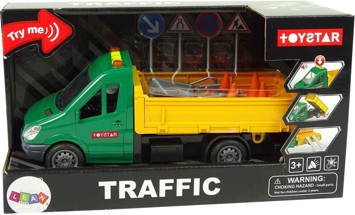 Самоскид LEAN Toys Traffic 10430 з аксесуарами (5904665992685) - зображення 6