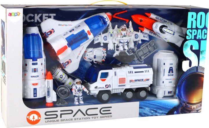 Zestaw kosmiczny LEAN Toys 12 elementów (5905884450901) - obraz 5