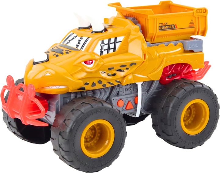 Terenówka LEAN Toys na napęd frakcyjny Pomarańczowa (5905991018148) - obraz 3