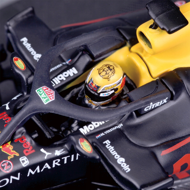 Metalowy model samochodu Bburago Aston Martin Red Bull RB15 Verstappen 1:43 (4893993380503) - obraz 3