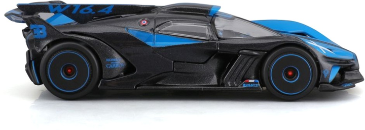 Metalowy model samochodu Bburago Bugatti Bolide 1:43 Czarno-niebieski (4893993383061) - obraz 3