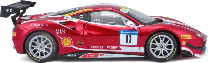 Metalowy model samochodu Bburago Ferrari 488 Challenge 1:24 (4893993263080) - obraz 10