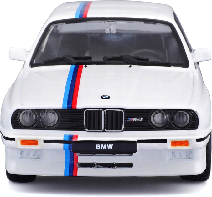 Metalowy model samochodu BBurago 1988 BMW 3 Series M3 1:24 Biały (4893993014309) - obraz 3