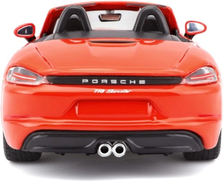 Metalowy model samochodu Bburago Porsche 718 Boxster 1:24 Pomarańczowy (4893993210879) - obraz 16