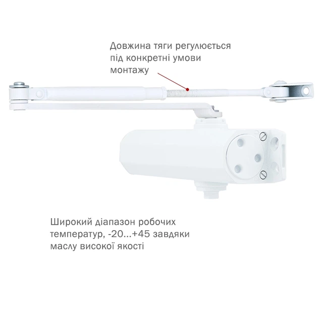 Дотягувач RYOBI GLOSSY_WHITE 2000 D-2005V - Фото 2 Дотягувач RYOBI GLOSSY_WHITE 2000 D-2005V - зображення 2