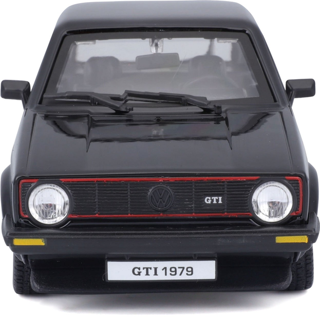 Металева модель автомобіля BBurago VW Golf MK1 GTI 1979 1:24 Чорна (4893993010998) - зображення 7