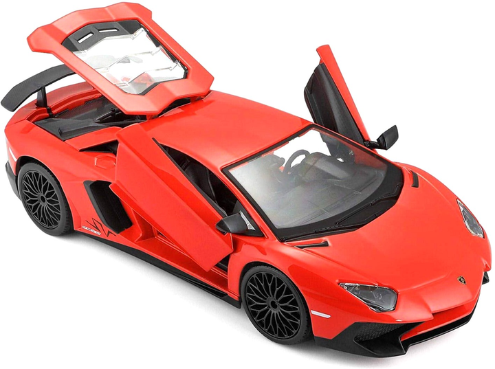Металева модель автомобіля BBurago Lamborghini Aventador LP 750-4 1:24 Червона (4893993210794) - зображення 4