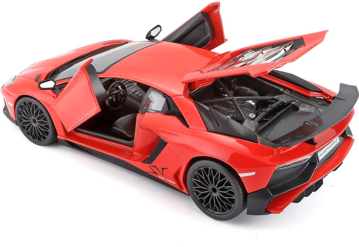 Металева модель автомобіля BBurago Lamborghini Aventador LP 750-4 1:24 Червона (4893993210794) - зображення 5