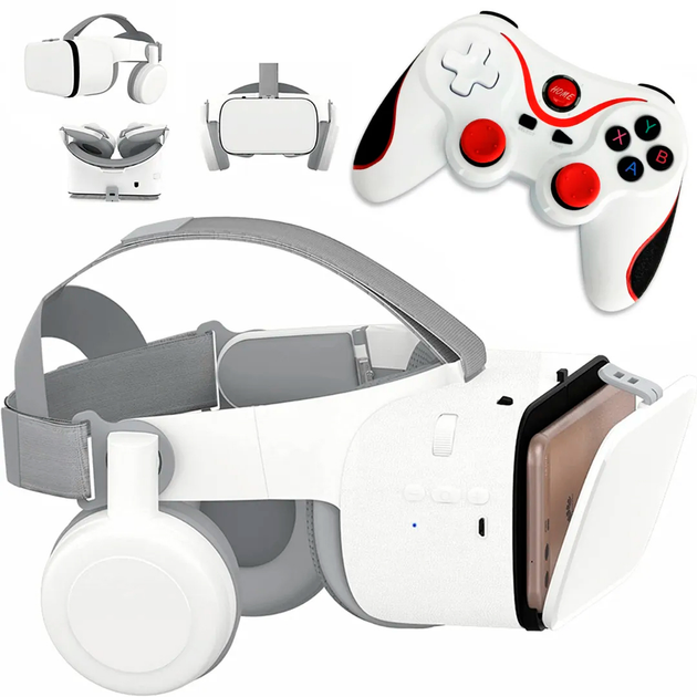 Очки виртуальной реальности Bobo Z6 с джойстиком White (BOBOZ6WHITE2 ...