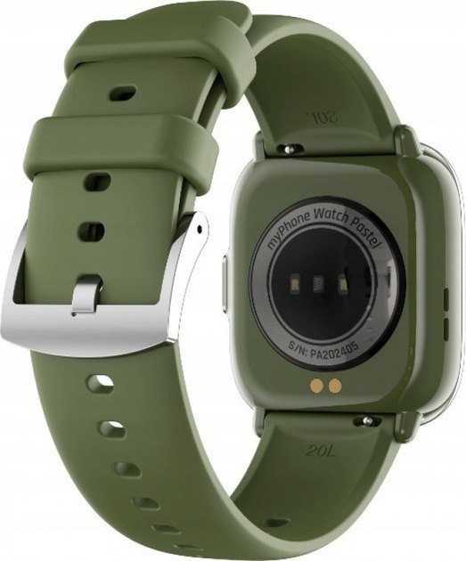 Смарт-годинник MyPhone Watch Pastel Silver/Greenwood (SMA002920) - зображення 4