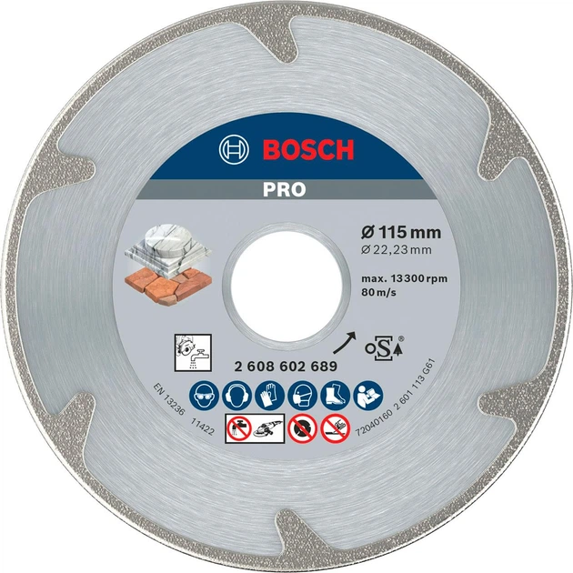 Алмазне коло Bosch Best for Marble, 115х22,23х2,2 мм (2608602689) - Фото 1 Алмазне коло Bosch Best for Marble, 115х22,23х2,2 мм (2608602689) - зображення 1