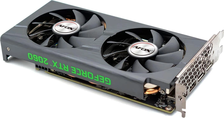 Відеокарта Afox RTX 2060 6GB (AF2060-6144D6H4-V2) (GDDR6, 192 bit, PCI-E 3.0 x16) - Фото 3 Відеокарта Afox RTX 2060 6GB (AF2060-6144D6H4-V2) (GDDR6, 192 bit, PCI-E 3.0 x16) - изображение 3