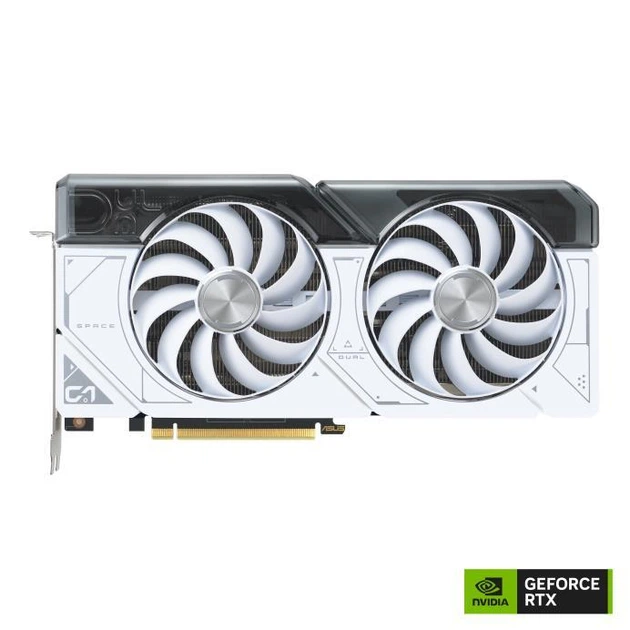 Відеокарта ASUS RTX 4070 SUPER Dual OC White 12GB (DUAL-RTX4070S-O12G-WHITE) (GDDR6X, 192 bit, PCI-E 4.0 x16) - изображение 2