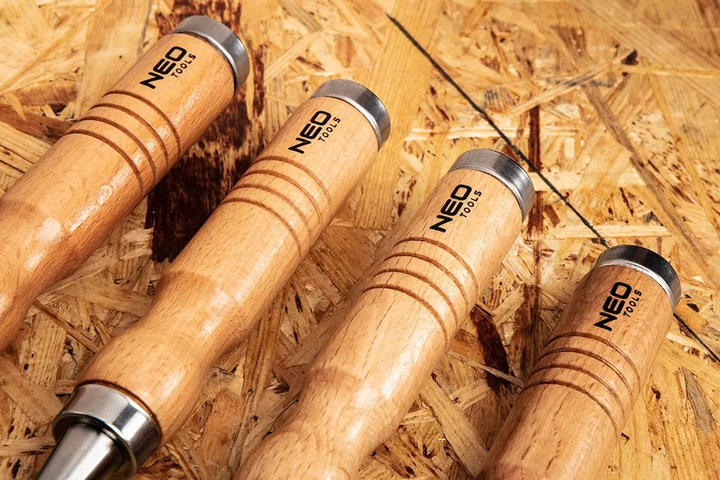 Набір стамесок NEO Tools 6 - 24 мм 37-800 4 шт. (5907558485011) - зображення 17