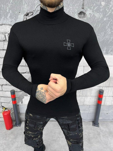 Тактичний гольф ЗСУ із трикотажу Black XXL - зображення 1