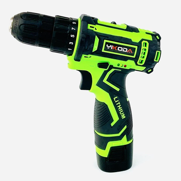 Шуруповерт Yikoda S5150-YK-MT-168-1S с аккумулятором 16,8 V и кейсом - изображение 2