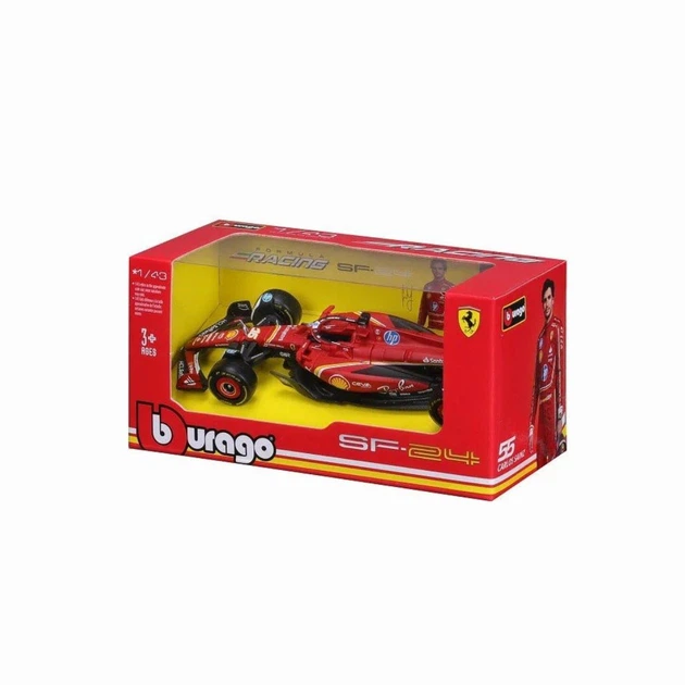 Колекційна модель Bburago F1 Ferrari SF24 Сезон 2024 Season Model
