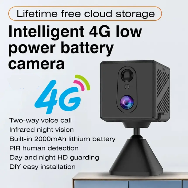 Камера Міні HD 3Mp 4G відеоспостереження - Фото 5 Камера Міні HD 3Mp 4G відеоспостереження - изображение 5
