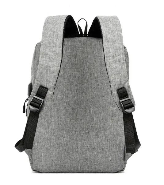 Міський рюкзак 3в1 Backpack 9018 — універсальний дорожній набір, сірий колір - изображение 2