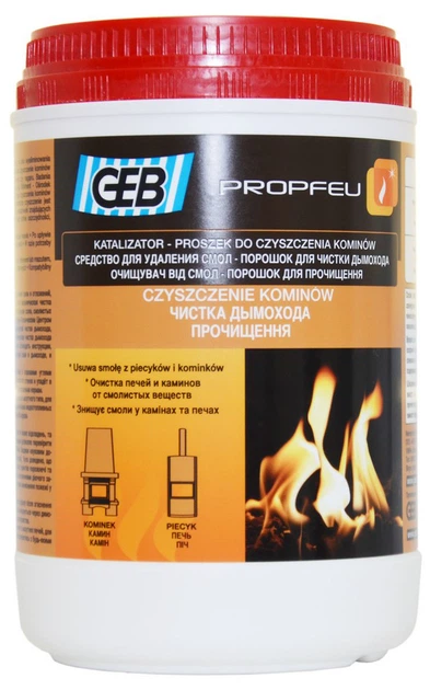 Порошок для чистки дымоходов GEB Propfeu Poudre De Ramonage 900 грамм - Фото 2 Порошок для чистки дымоходов GEB Propfeu Poudre De Ramonage 900 грамм - изображение 2