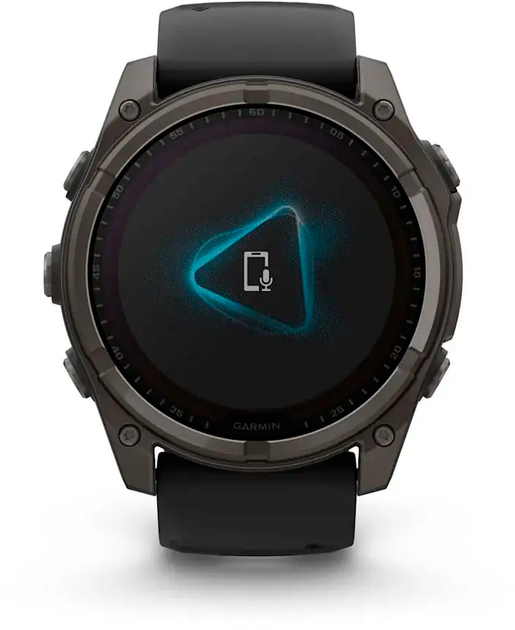Смарт-часы Garmin fenix 8 51mm Solar Sapphire Carbon Gray Dlc Titanium With Black and Pebble Gray Silicone Band (010-02907-11) - изображение 8