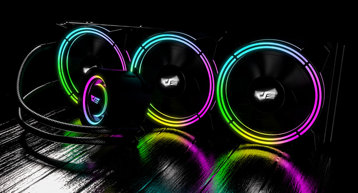 Система жидкостного охлаждения Darkflash Symphony TR360 Black - изображение 10