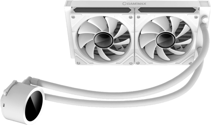 Водяное охлаждение Gamemax IceBurg 240 Digital WH - изображение 4