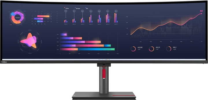 Монитор 49" Lenovo ThinkVision P49w-30 (63DBZAT1EU/63DBRAT1UA) - изображение 1